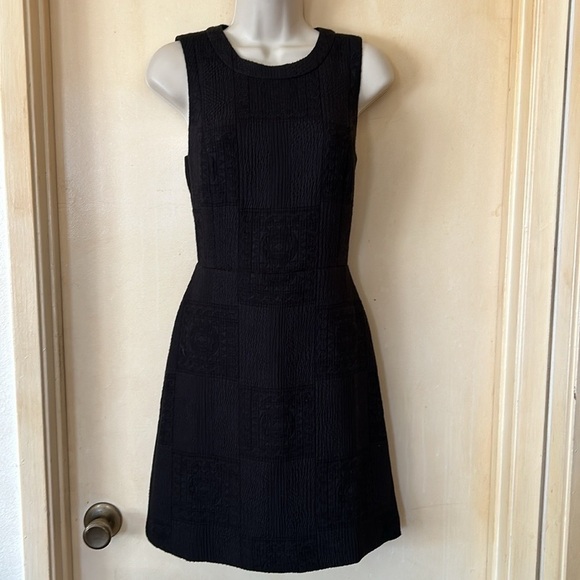 Madewell textured jacquard patchwork a-line dress size 2 - Picture 1 of 12